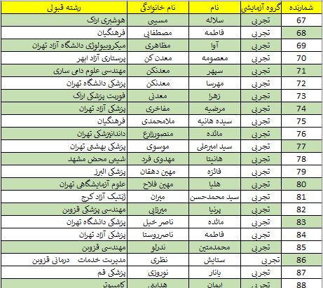 تجربی